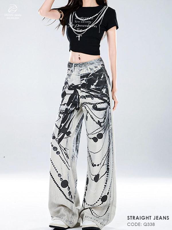 Quần Jean Suông DungModa Q338