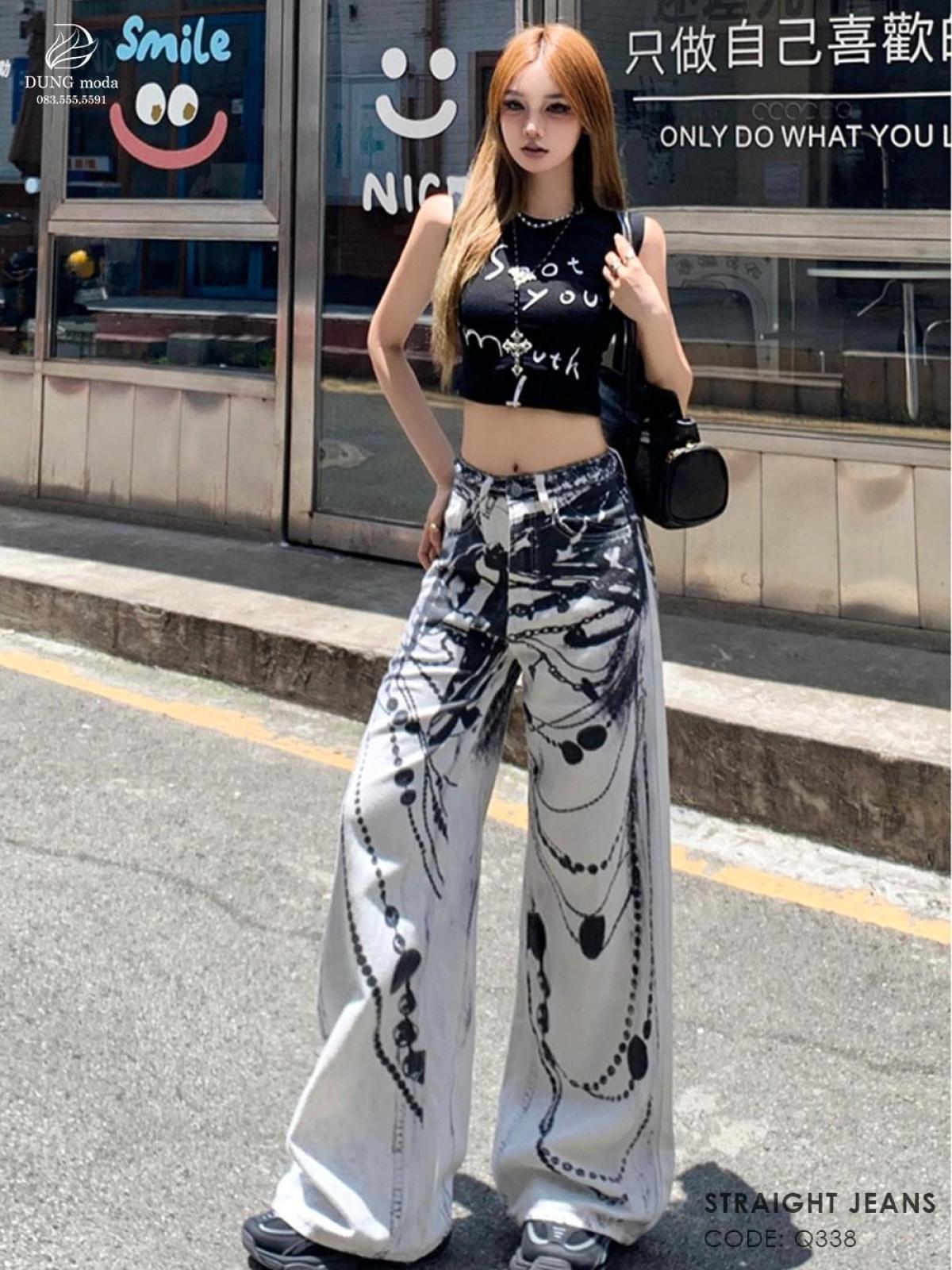 Quần Jean Suông DungModa Q338, ảnh 9