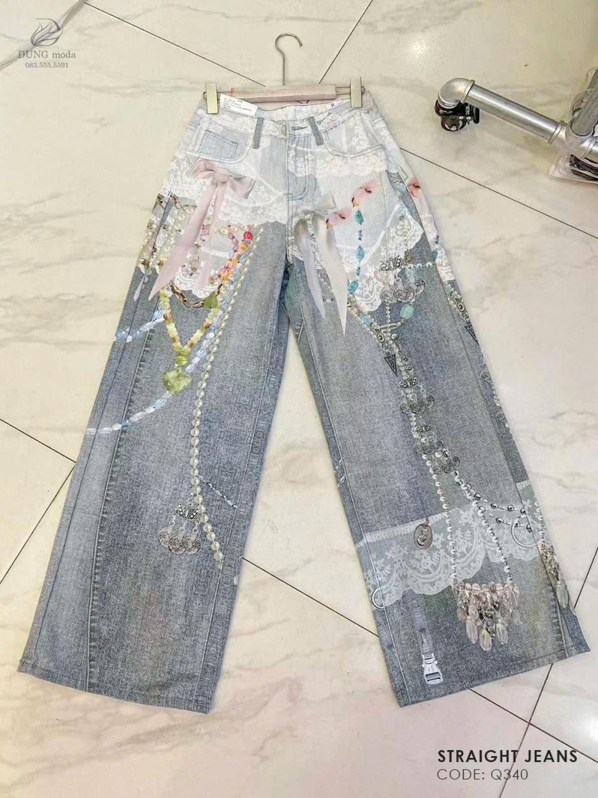Quần Jean Suông DungModa Q340, ảnh 9