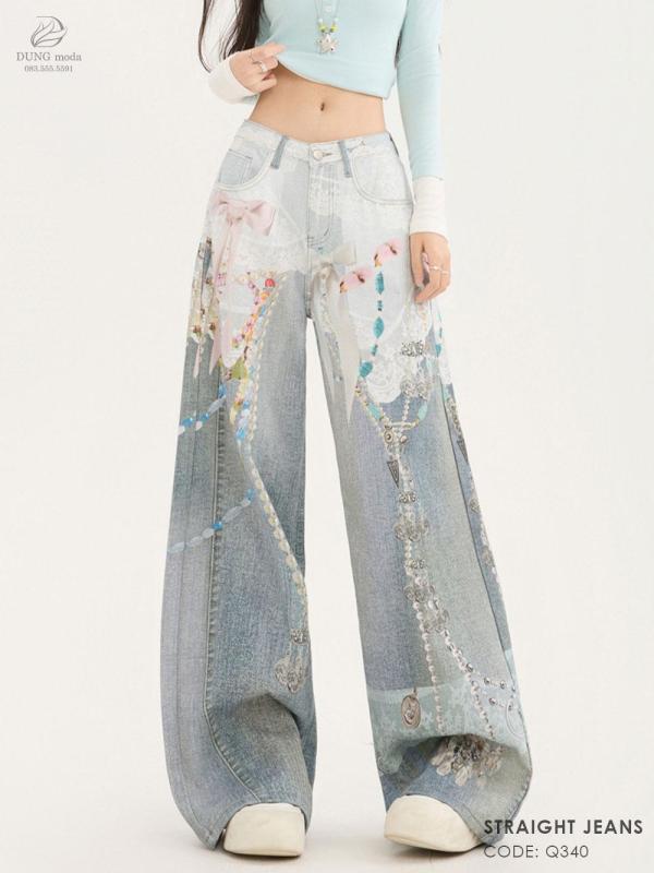 Quần Jean Suông DungModa Q340