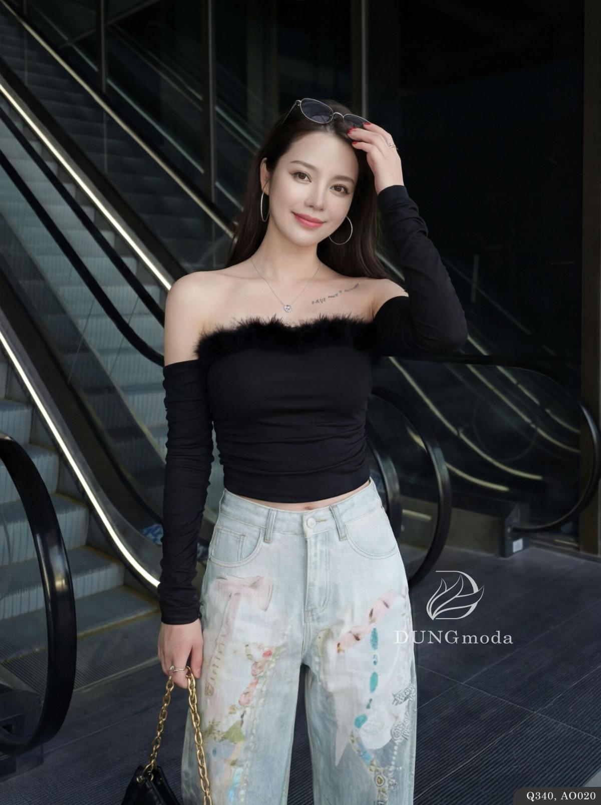 Quần Jean Suông DungModa Q340, ảnh 12