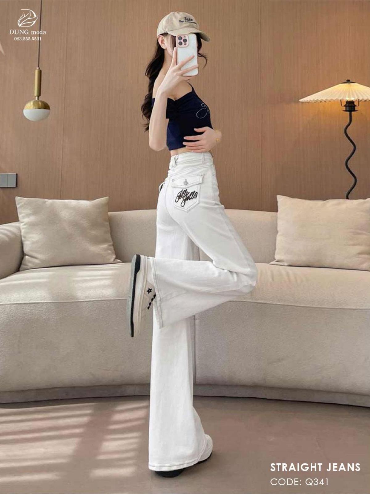 Quần Jean Suông DungModa Q341-1567, ảnh 2