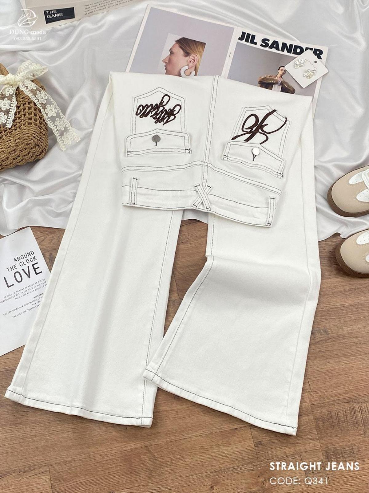 Quần Jean Suông DungModa Q341-1567, ảnh 5