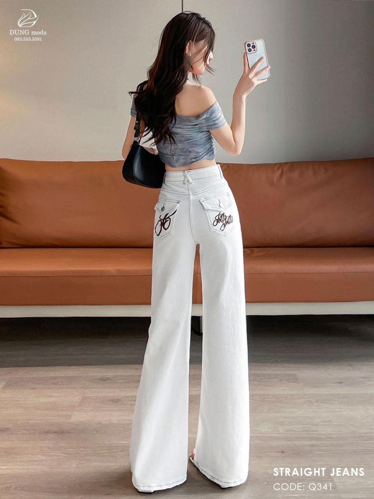Quần Jean Suông DungModa Q341-1567, ảnh 4