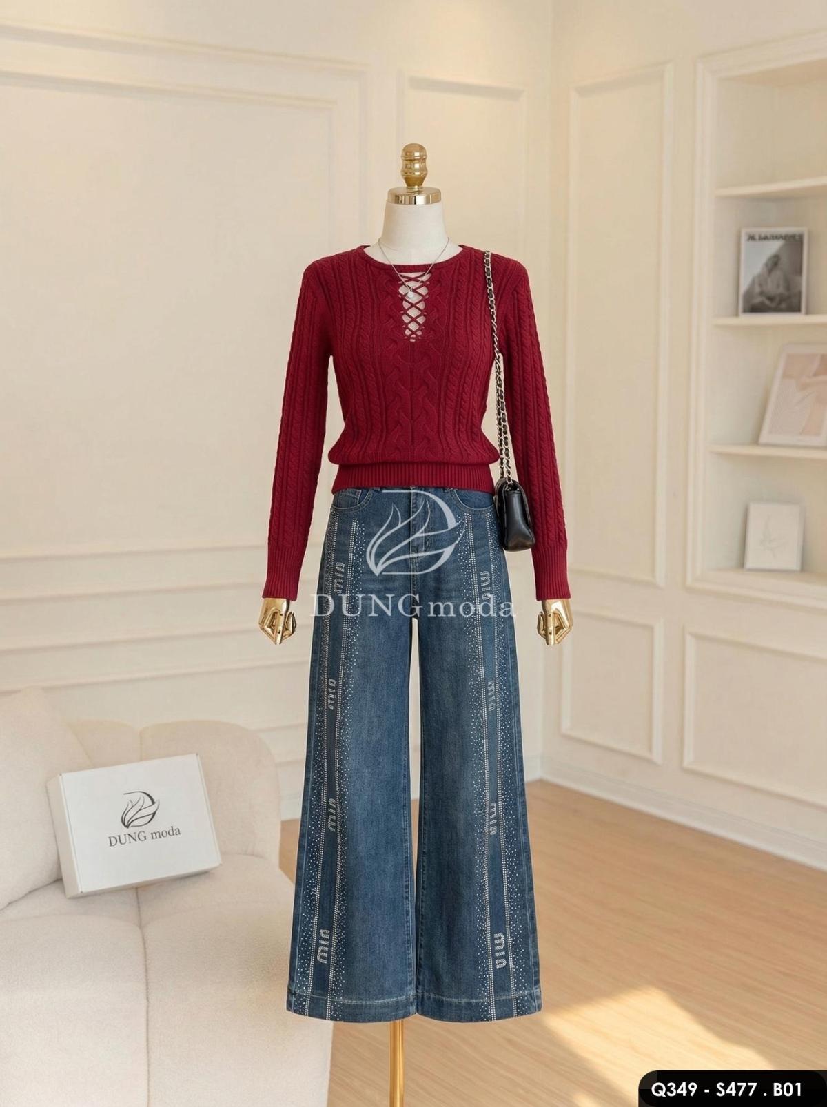 Quần Jean Suông DungModa Q349, ảnh 1