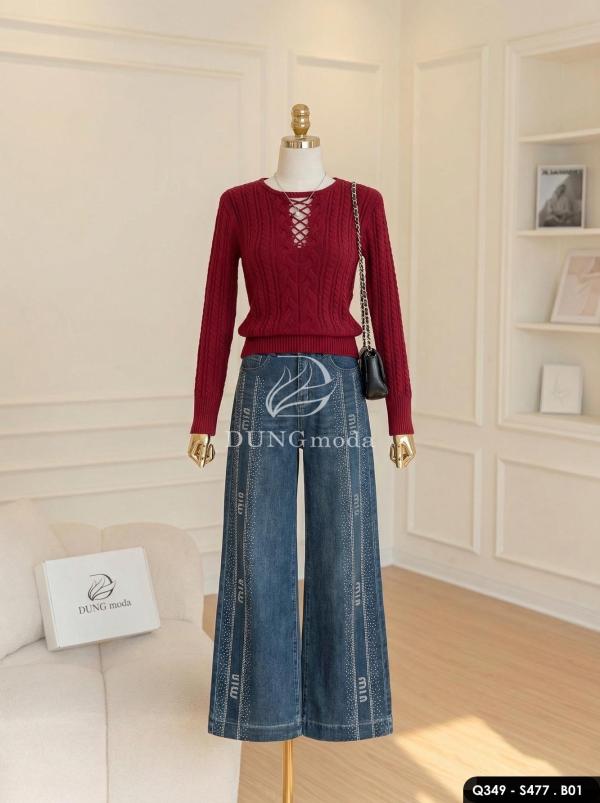 Quần Jean Suông DungModa Q349
