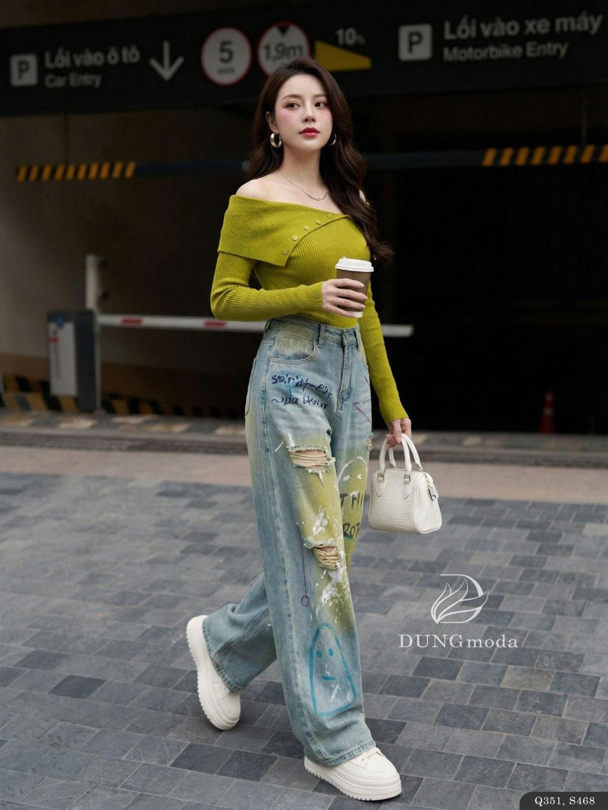 Quần Jean Suông DungModa Q351-2515, ảnh 1