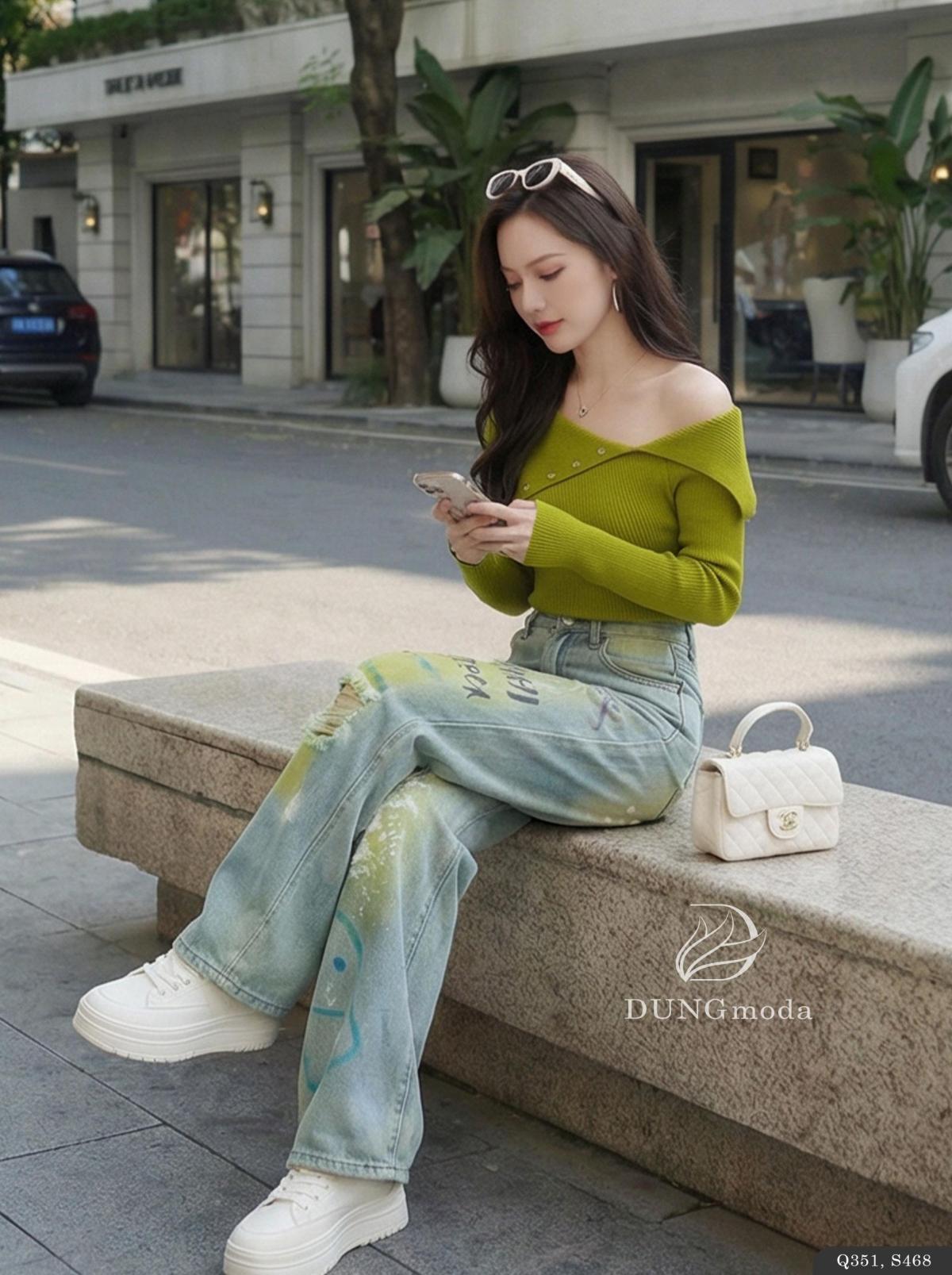 Quần Jean Suông DungModa Q351-2515, ảnh 4