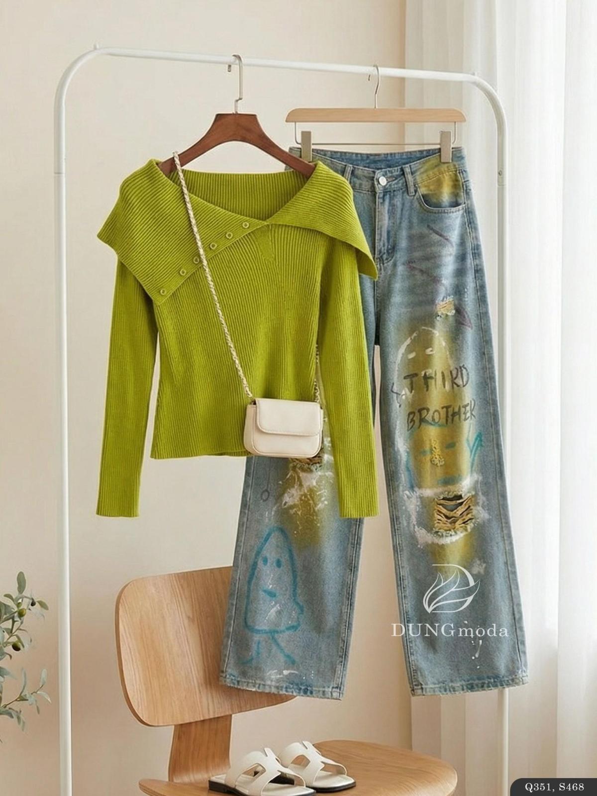Quần Jean Suông DungModa Q351-2515, ảnh 6