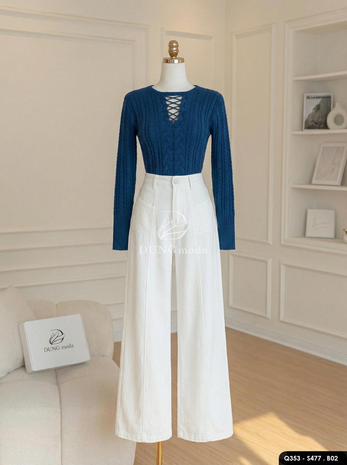 Quần Jean Suông DungModa Q353-2210, ảnh 9