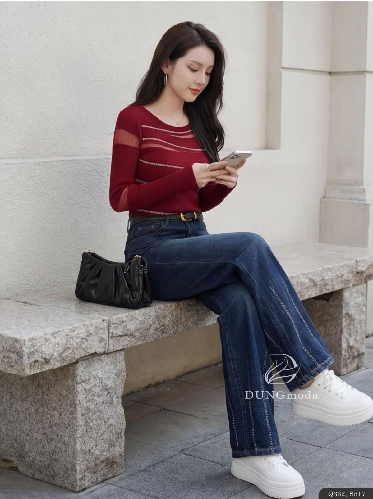 Quần Jean Suông DungModa Q356, ảnh 9