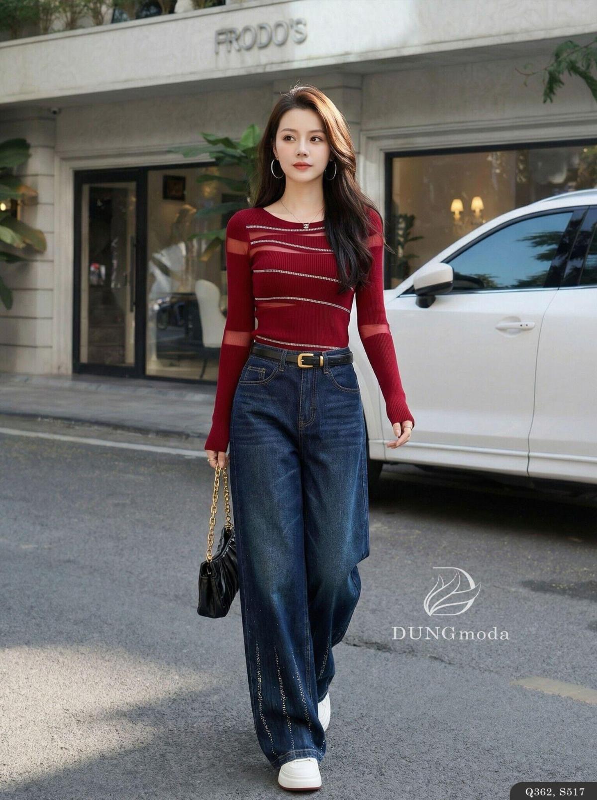 Quần Jean Suông DungModa Q356, ảnh 11