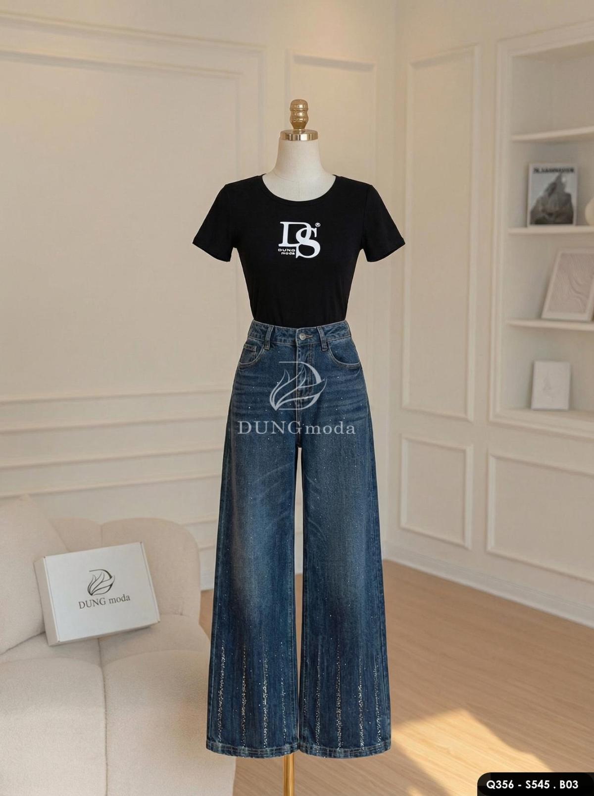 Quần Jean Suông DungModa Q356, ảnh 6