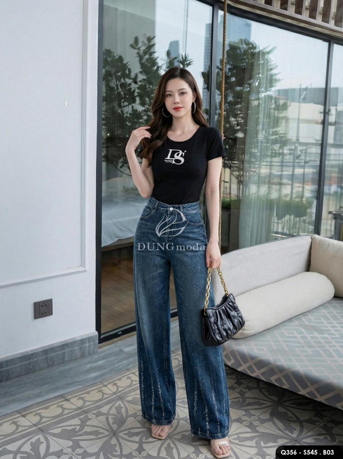Quần Jean Suông DungModa Q356, ảnh 3