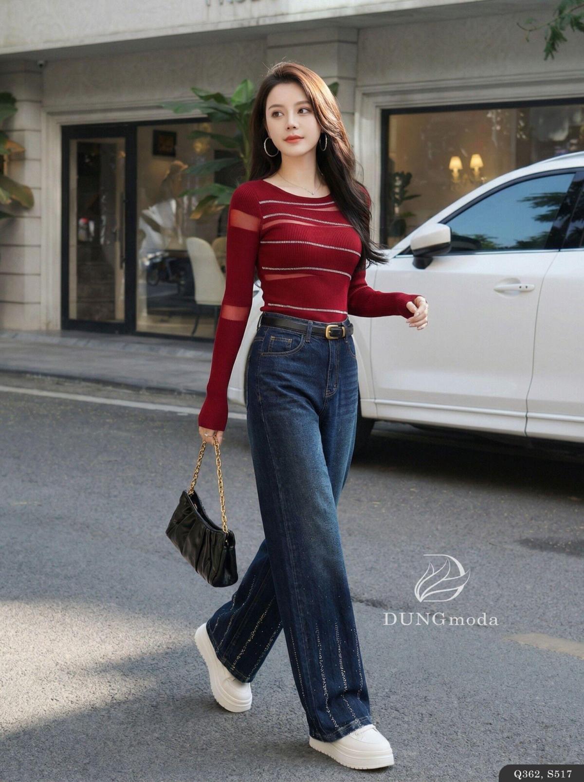 Quần Jean Suông DungModa Q356, ảnh 10