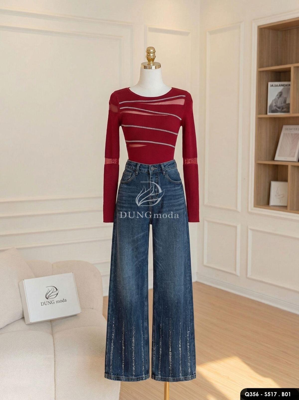 Quần Jean Suông DungModa Q356, ảnh 12
