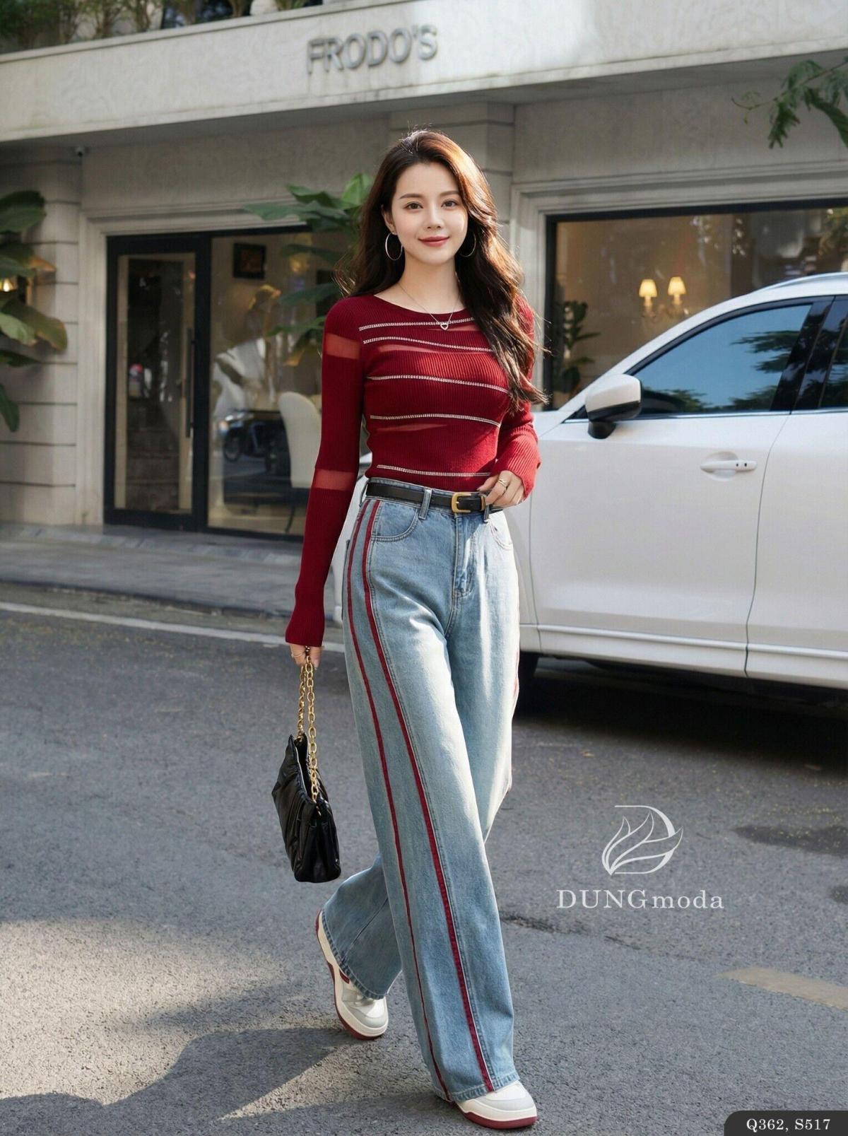 Quần Jean Suông DungModa Q362, ảnh 8