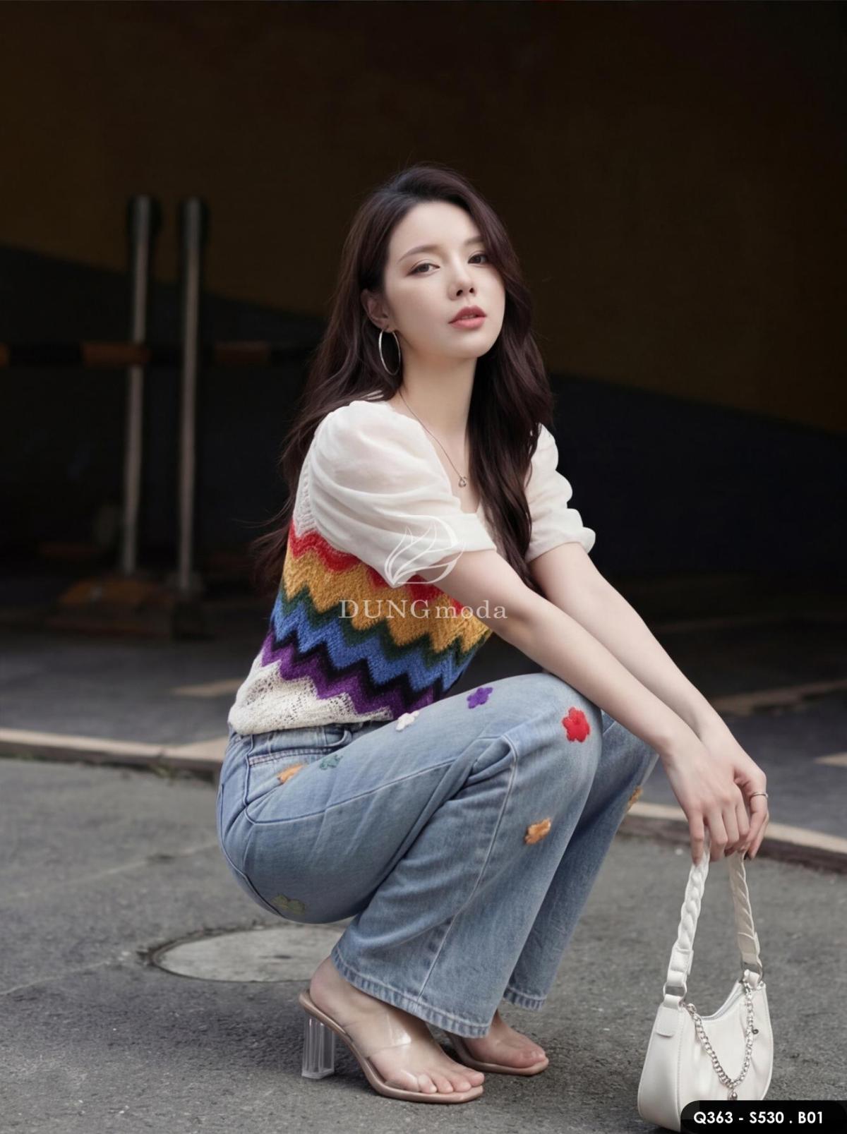 Quần Jean Suông DungModa Q363-3683, ảnh 4