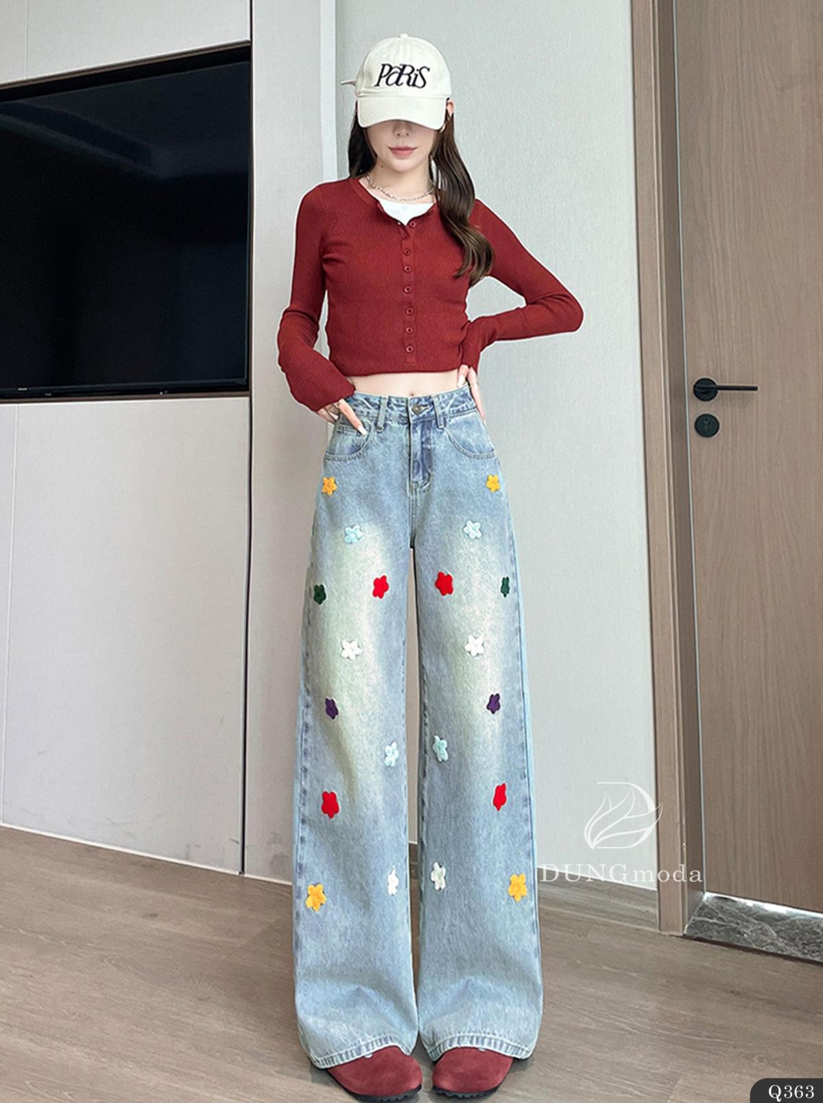 Quần Jean Suông DungModa Q363-3683, ảnh 11