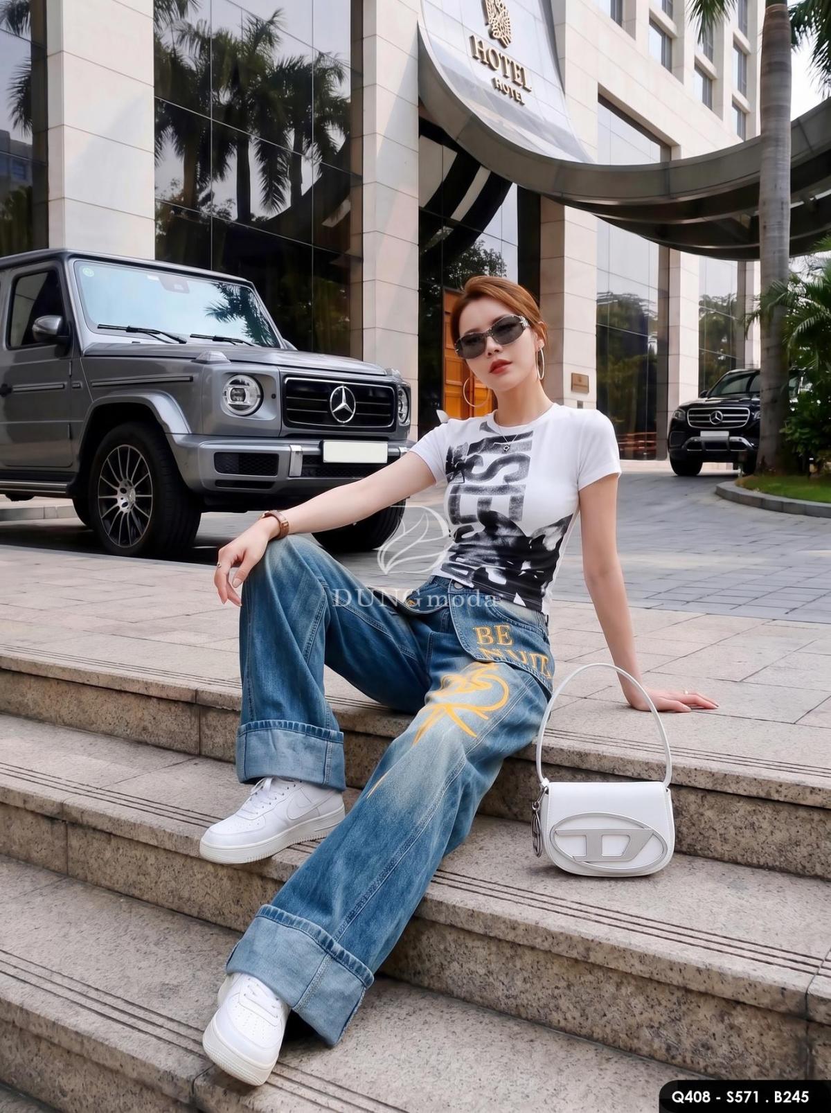 Quần Jean Suông DungModa Q408, ảnh 9
