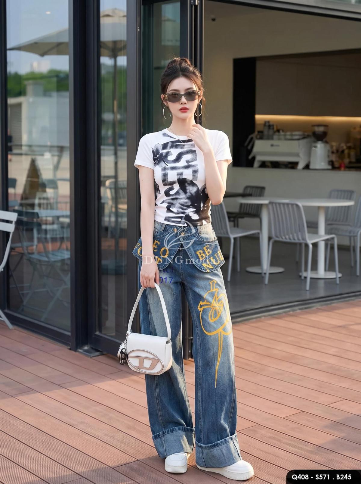 Quần Jean Suông DungModa Q408, ảnh 12