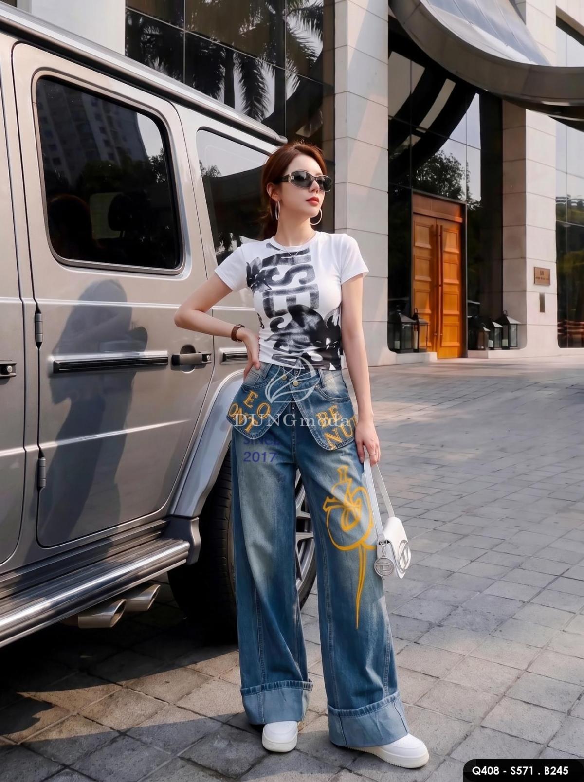 Quần Jean Suông DungModa Q408, ảnh 11
