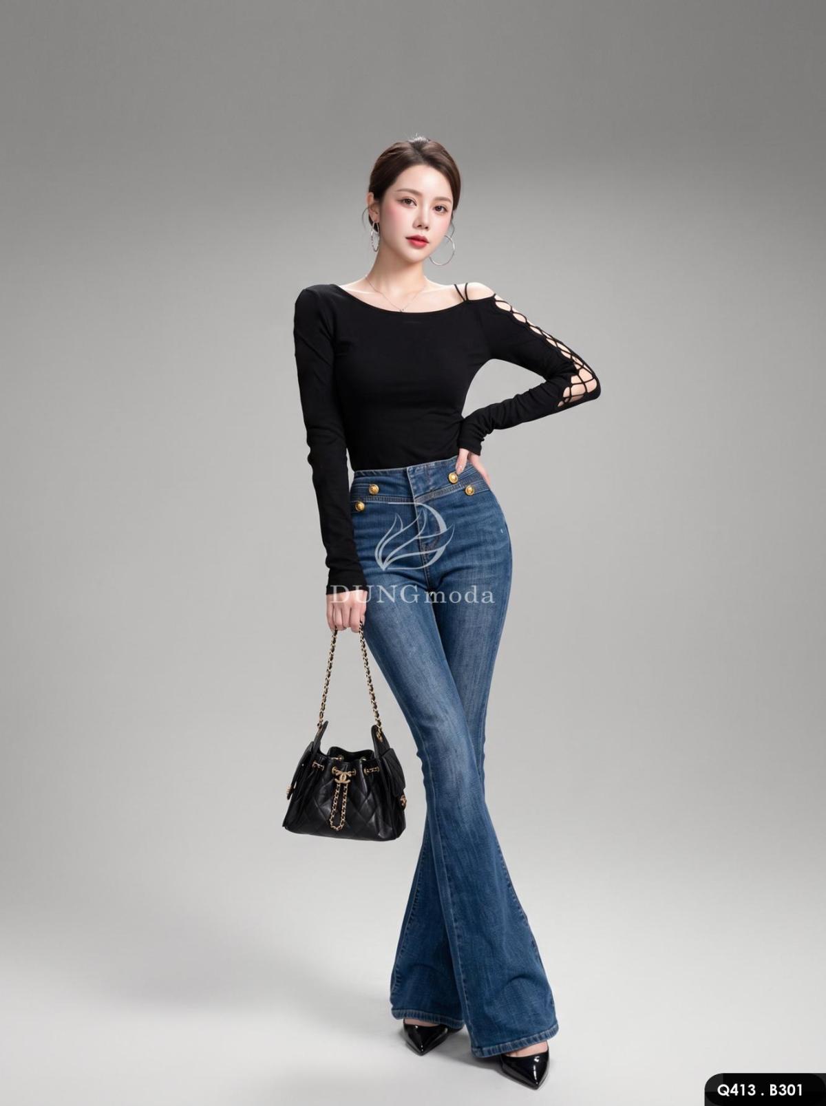 Quần Jean DungModa Q413 9198, ảnh 1