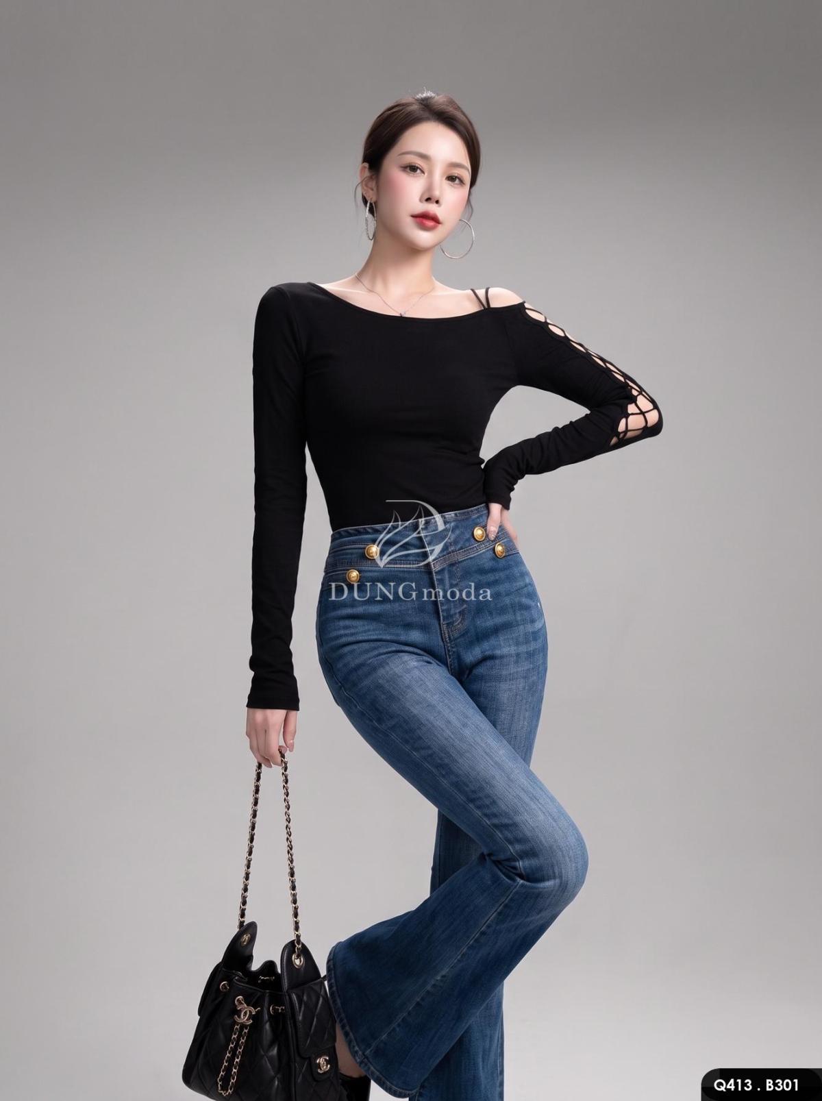 Quần Jean DungModa Q413 9198, ảnh 3