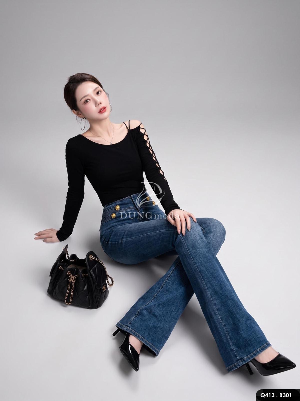 Quần Jean DungModa Q413 9198, ảnh 4