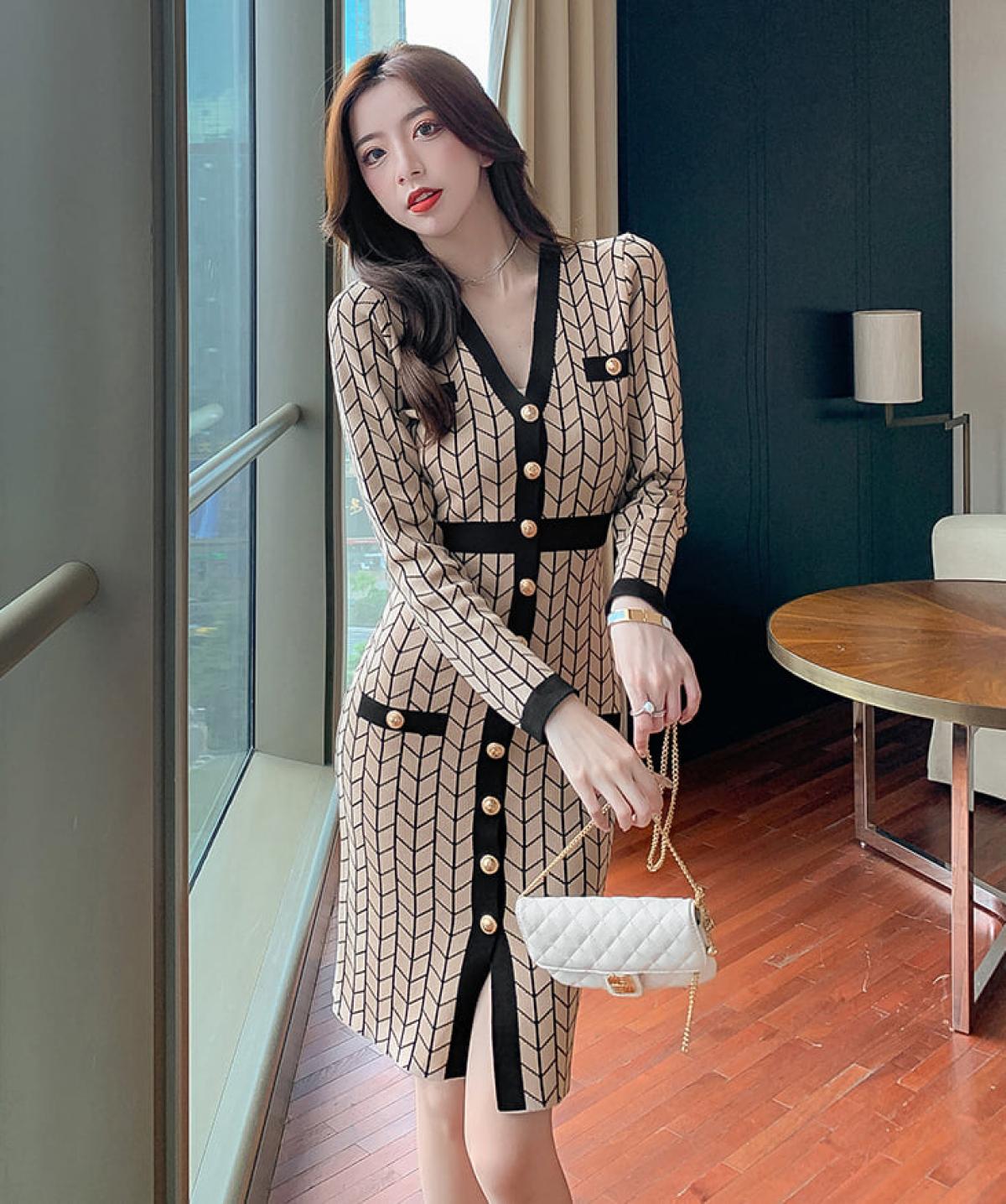 Váy Len Quảng Châu S101, ảnh 2