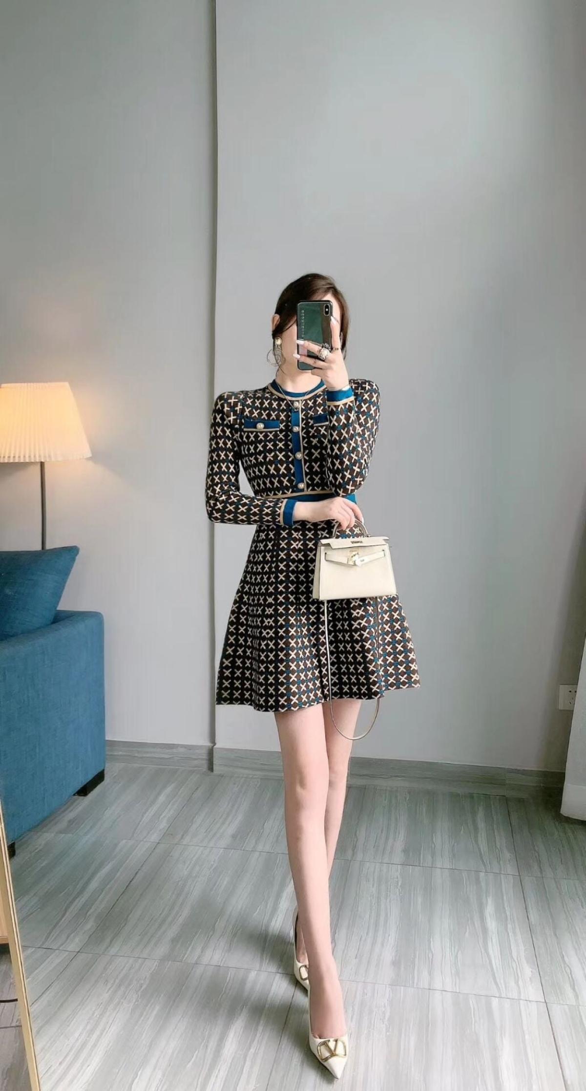 Váy Len Quảng Châu S102