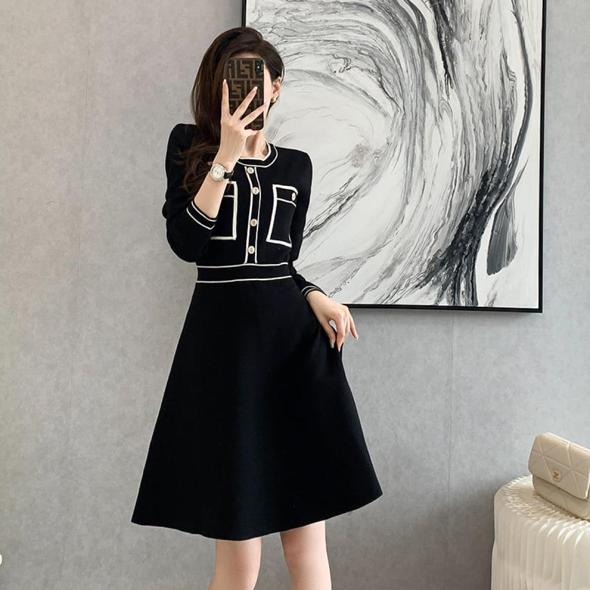 Váy Len Quảng Châu S114