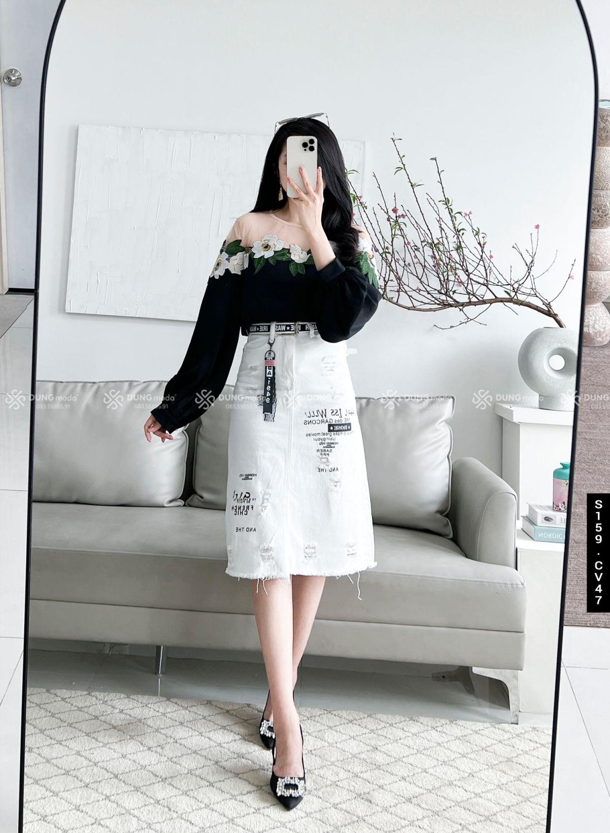 Áo Thêu Hoa S159, ảnh 5
