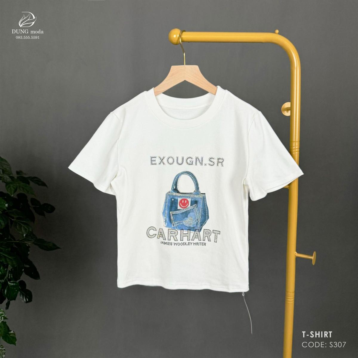 Áo Thun Quảng Châu S307 Đen 9076, ảnh 4