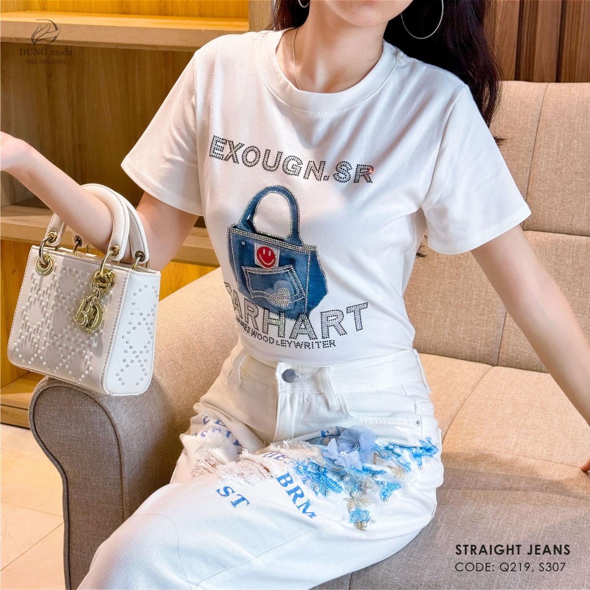 Áo Thun Quảng Châu S307 Đen 9076, ảnh 3