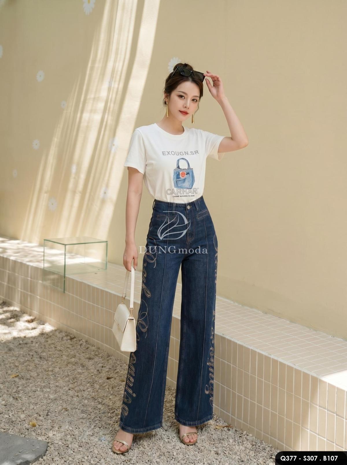 Áo Thun Quảng Châu S307 Trắng 9076, ảnh 3