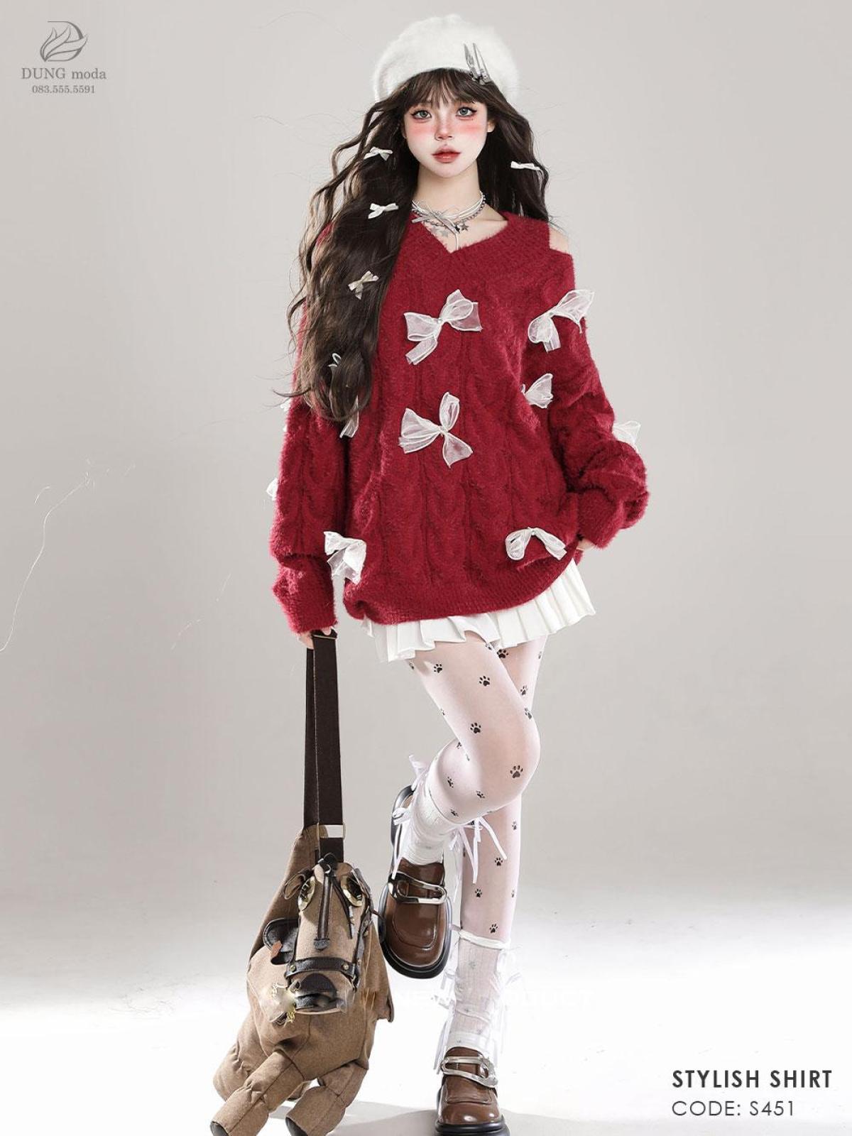 Áo Len DungModa S451-5615, ảnh 9