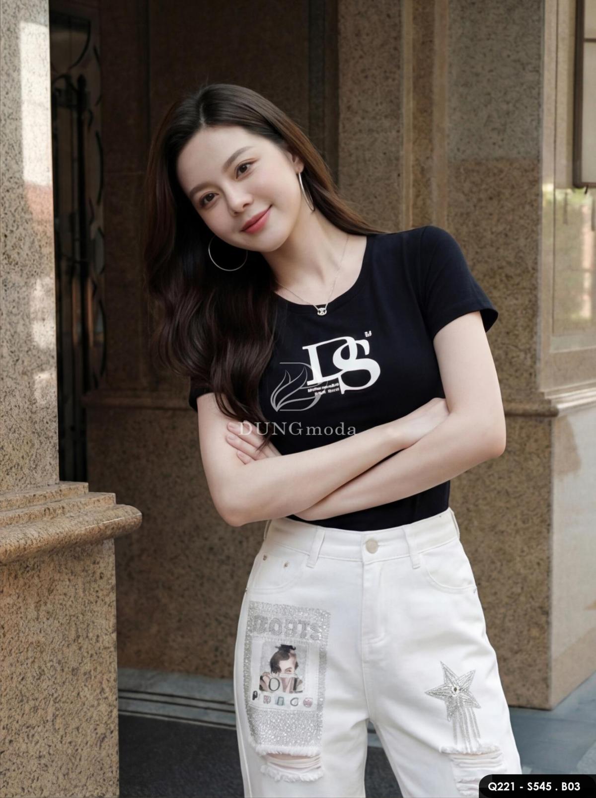 Quần Jean Baggy Q221 1070, ảnh 1