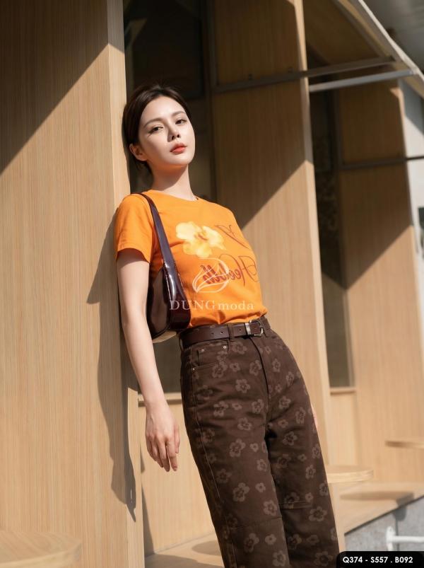 Set Áo Thun S557 + Quần DungModa Q374: áo S557 + quần Q374