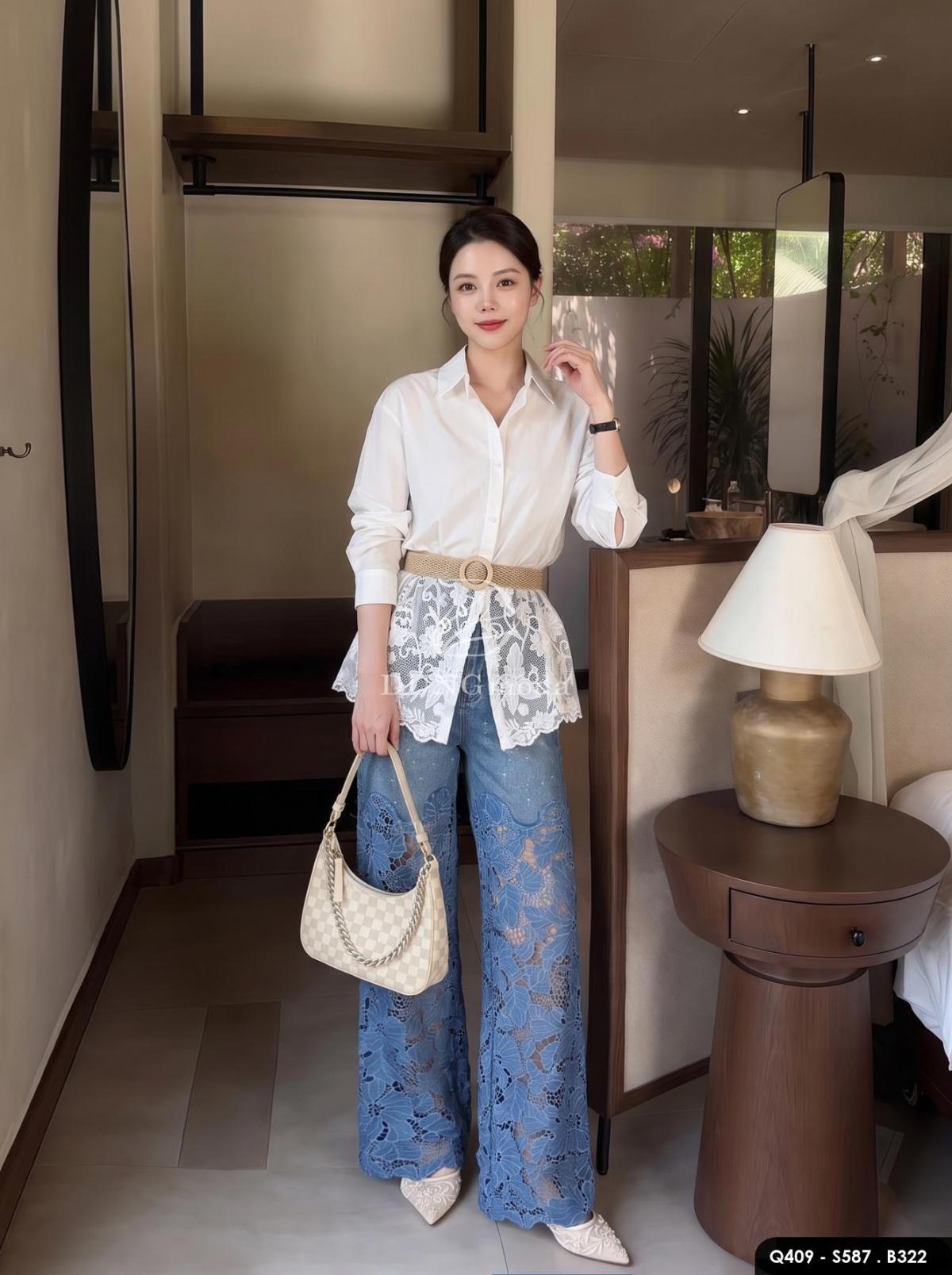 Áo Sơ Mi Kiểu DungModa S587, ảnh 1
