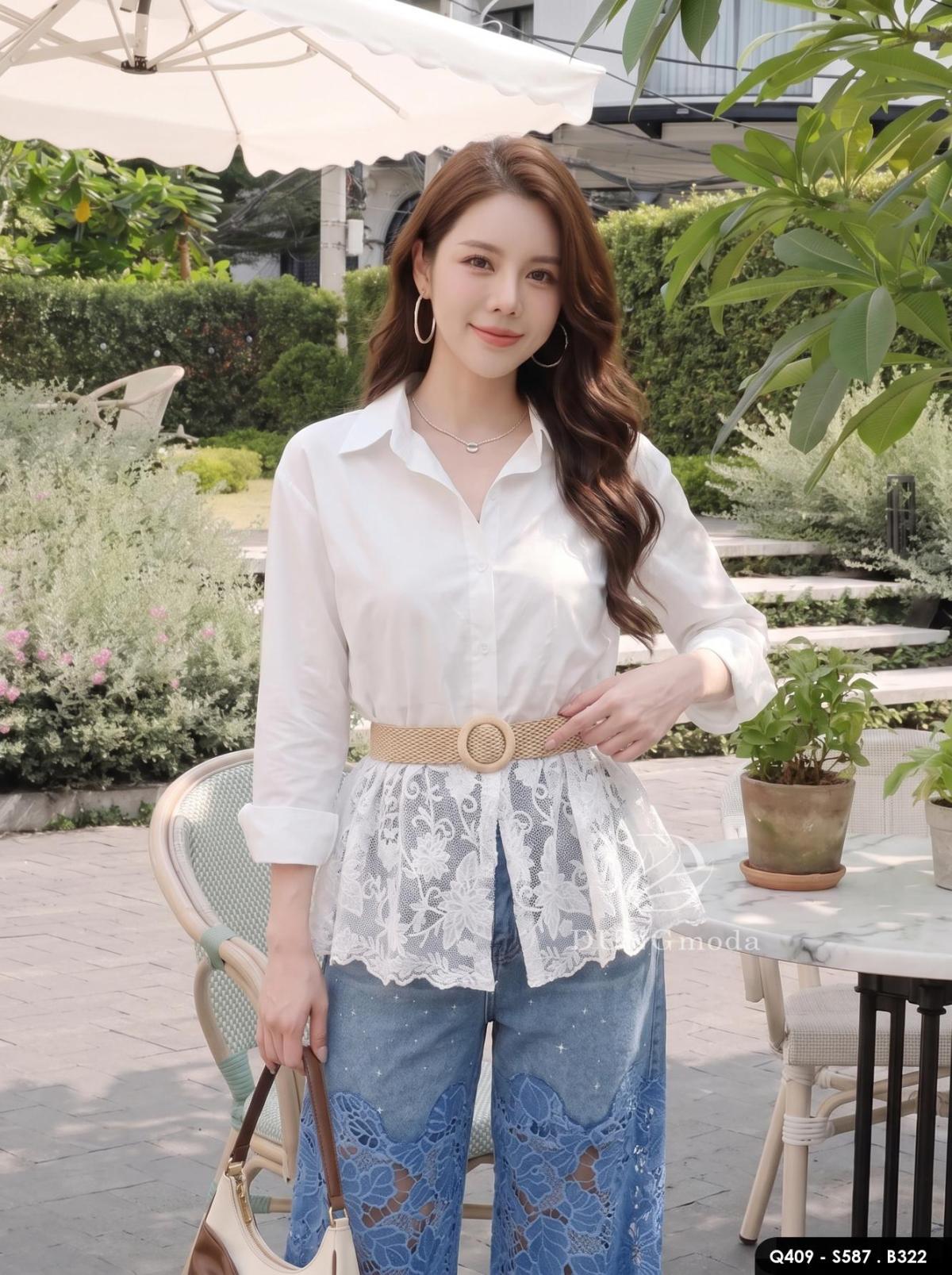Áo Sơ Mi Kiểu DungModa S587, ảnh 11