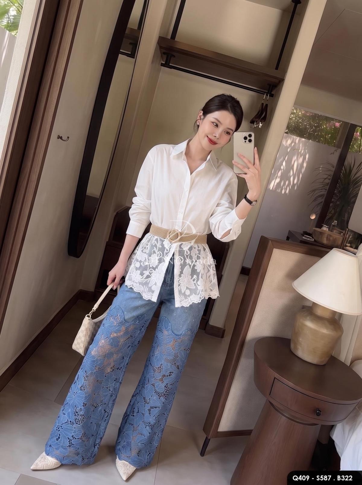 Áo Sơ Mi Kiểu DungModa S587, ảnh 5