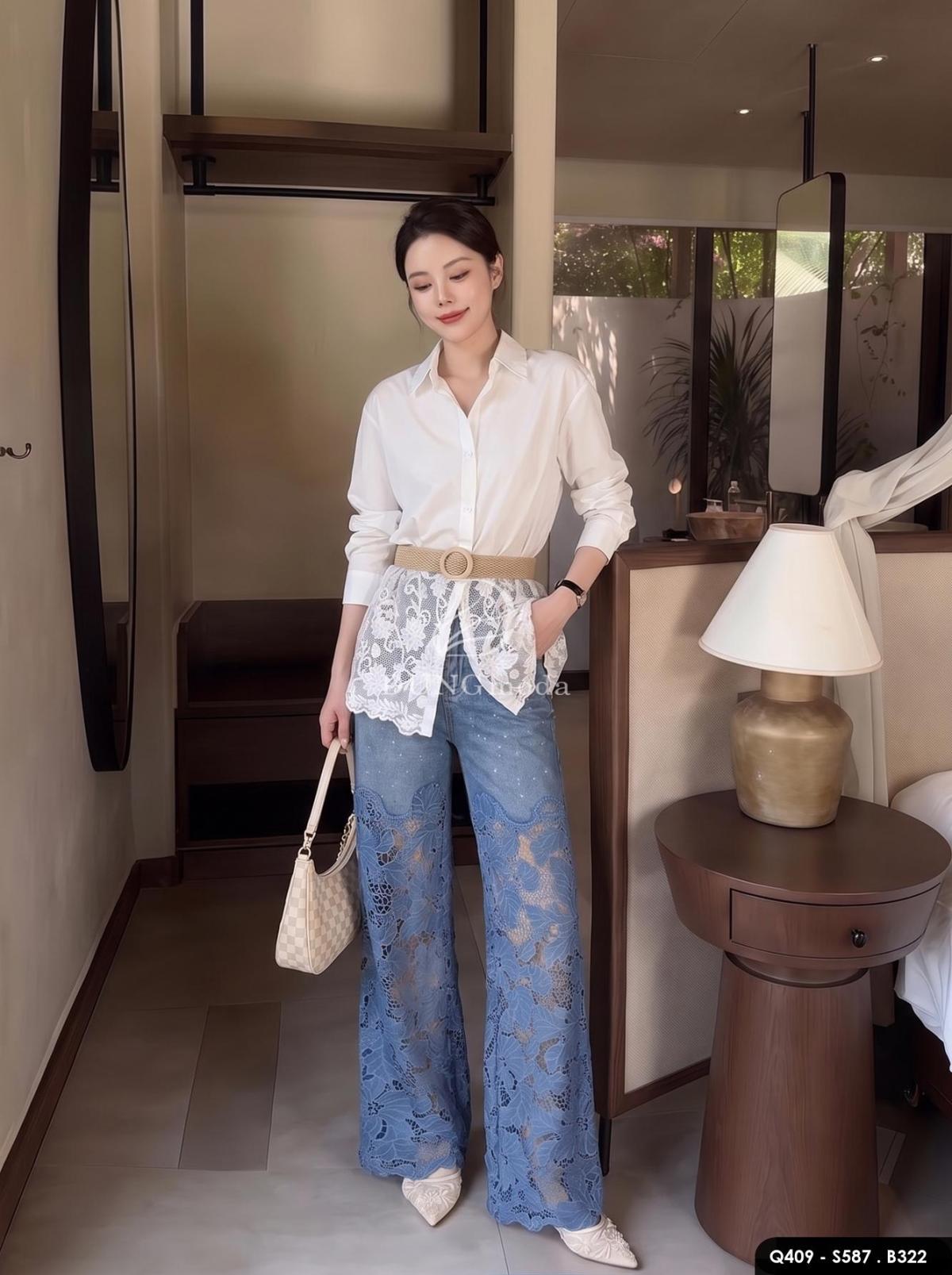 Áo Sơ Mi Kiểu DungModa S587, ảnh 4