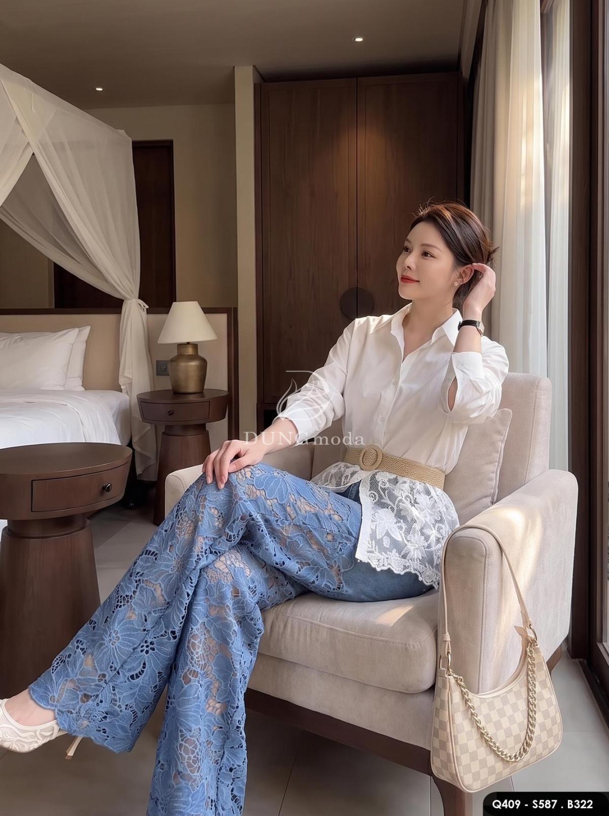 Áo Sơ Mi Kiểu DungModa S587, ảnh 6