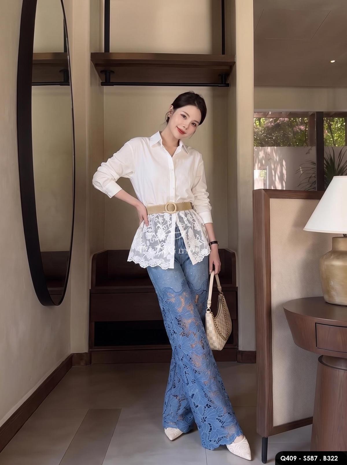 Áo Sơ Mi Kiểu DungModa S587, ảnh 3