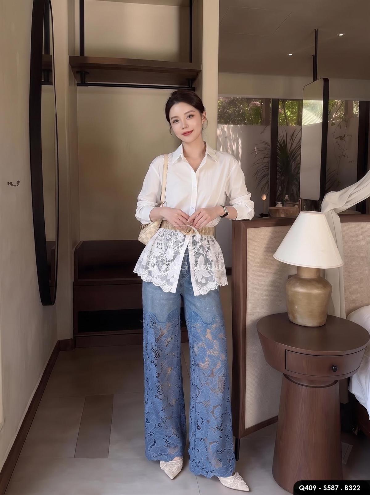 Áo Sơ Mi Kiểu DungModa S587, ảnh 2