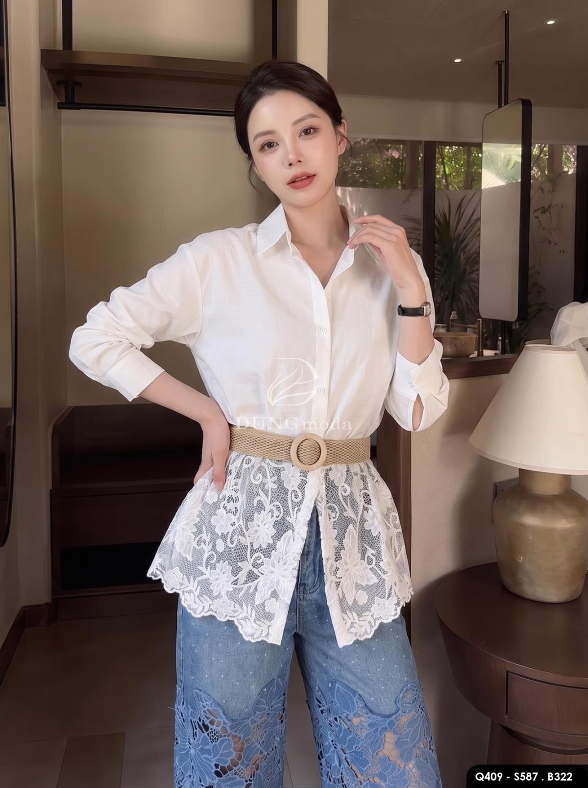 Áo Sơ Mi Kiểu DungModa S587, ảnh 7