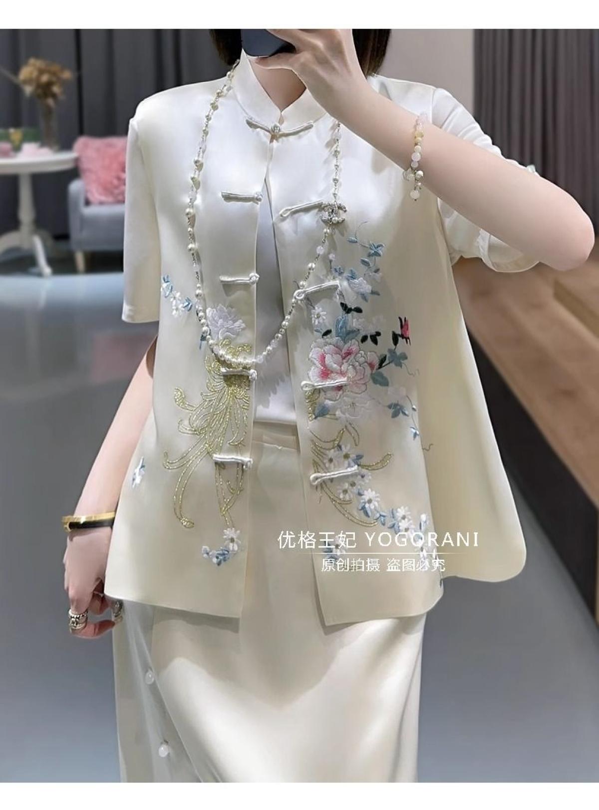 Set Bộ Lụa Thêu SB040 2105, ảnh 2