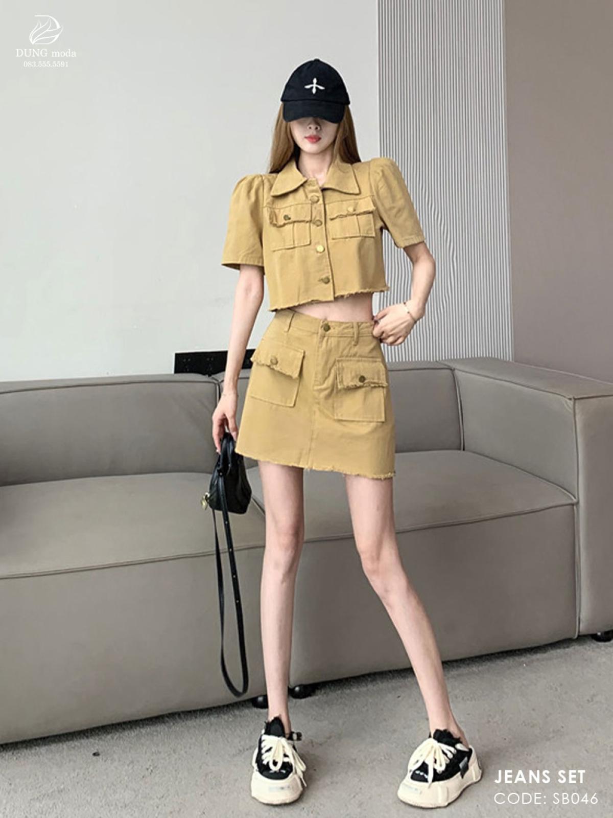 Set Bộ Jean SB046 - Nâu 1318