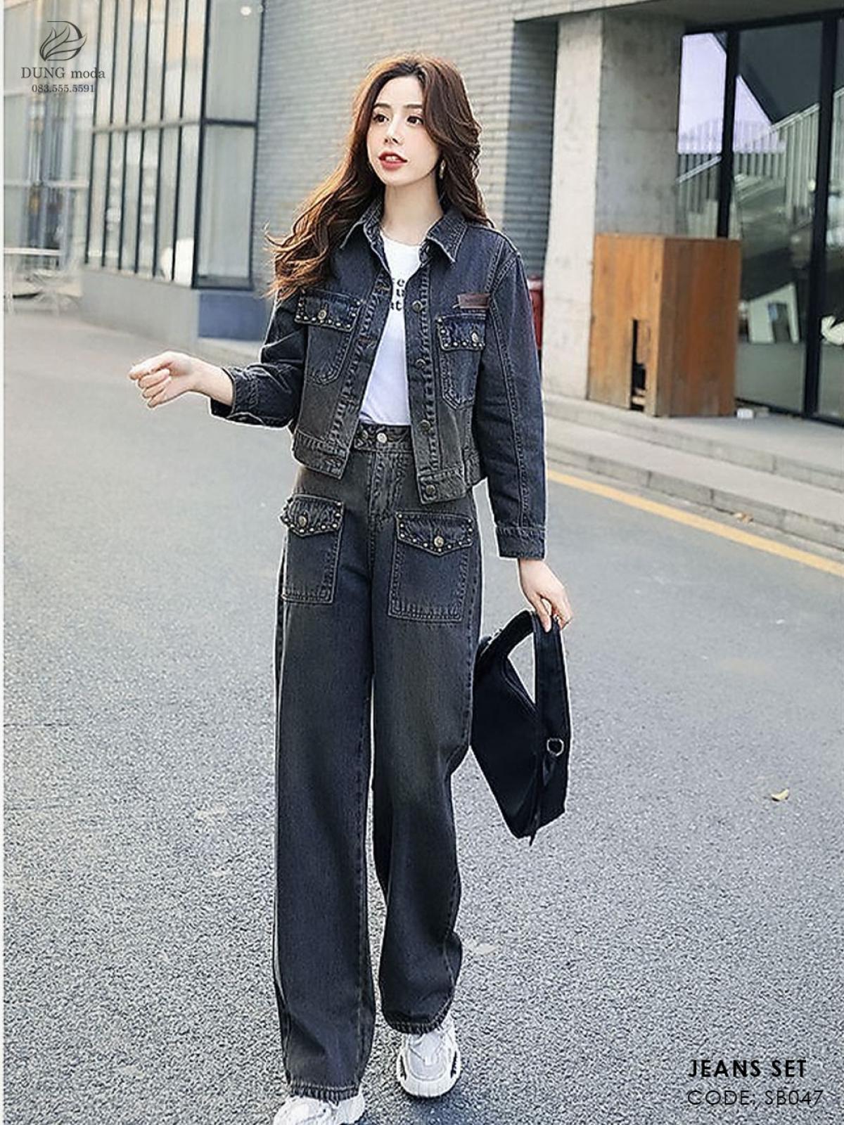 Set Bộ Jean SB047 F7184, ảnh 11